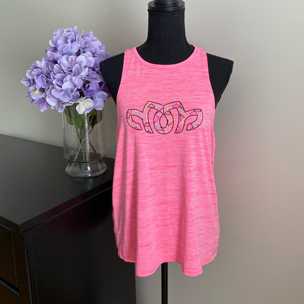 NWT Women’s Maurices Active Pink Open Back Tank - Picture 1 of 8